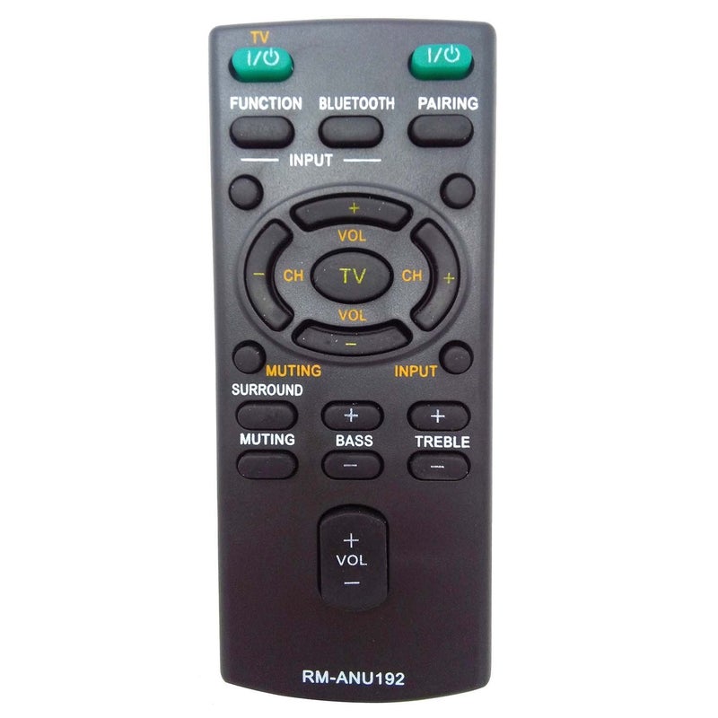 Beyution Replaced New RM-ANU192 Sound Bar Remote fit for Sony Sound bar HT-CT60BT SS-WCT60 HT-CT60 SA-CT60 SA-CT60BT HTCT60BT SSWCT60 HTCT60 SACT60 SACT60BT - Image 2